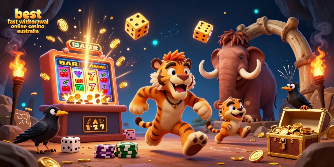 Experience the excitement of the best fast withdrawal online casino Australia with vibrant 3D casino characters.