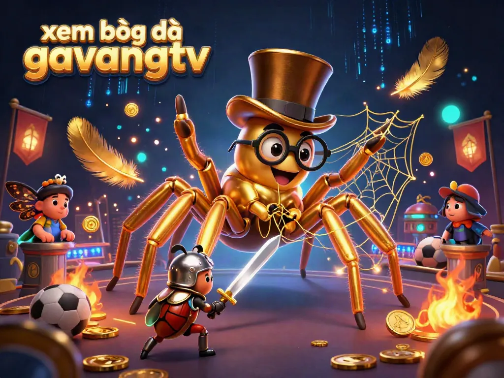 Experience xem bóng đá gavangtv with 3D characters in an exciting casino-themed sports setting.